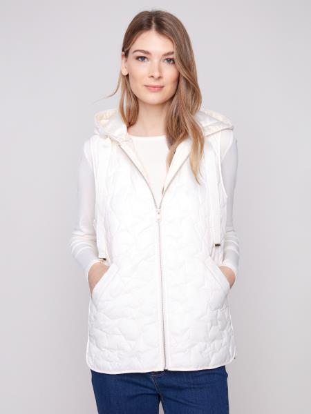 Short Stars Quilted Puffer Vest - Charlie B - 690178688195 - Sugar River Shoppe - 