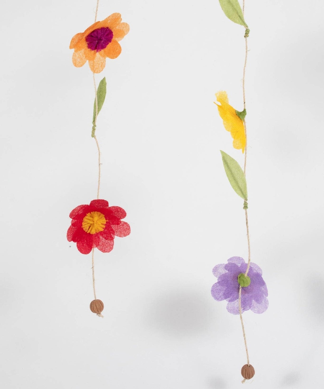 Silk Paper Flower Valance - Ten Thousand Villages - 732919531121 - Sugar River Shoppe - 
