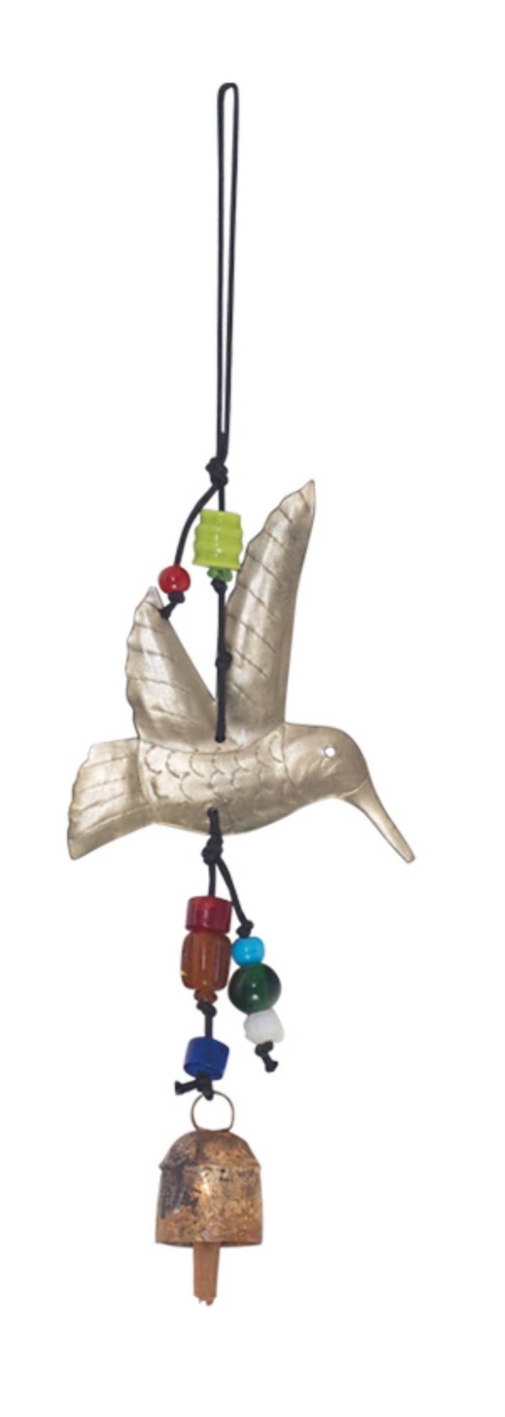 Single Iron Hummingbird/Bell & Beads/ - Moksha - 31627048 - Sugar River Shoppe - 