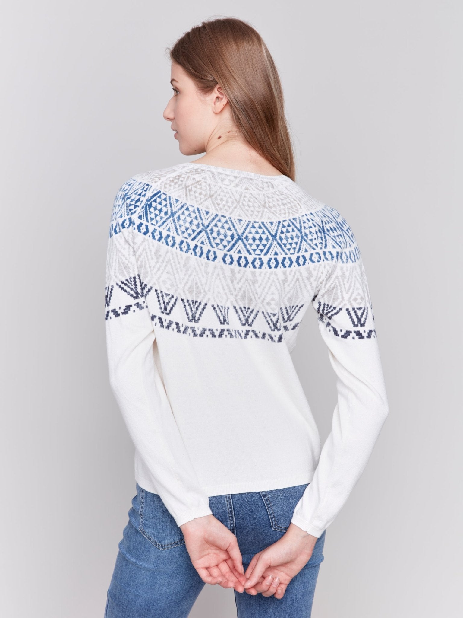 Ski Sweater with Raglan Sleeve - Charlie B - 690178539237 - Sugar River Shoppe - 