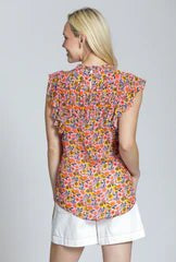 Sleeveless Flutter Sleeve - APNY -  - Sugar River Shoppe - 