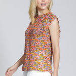 Sleeveless Flutter Sleeve - APNY -  - Sugar River Shoppe - 