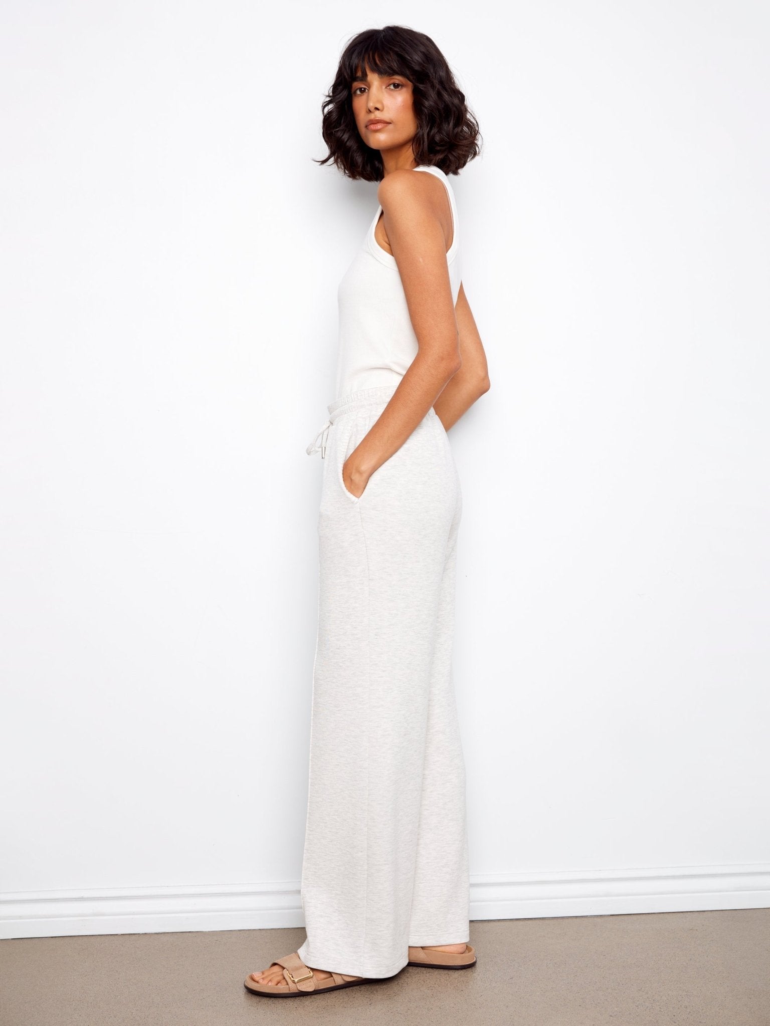 Soft Scuba Wide Leg Jogger Pants - Charlie B - 690178769504 - Sugar River Shoppe - 