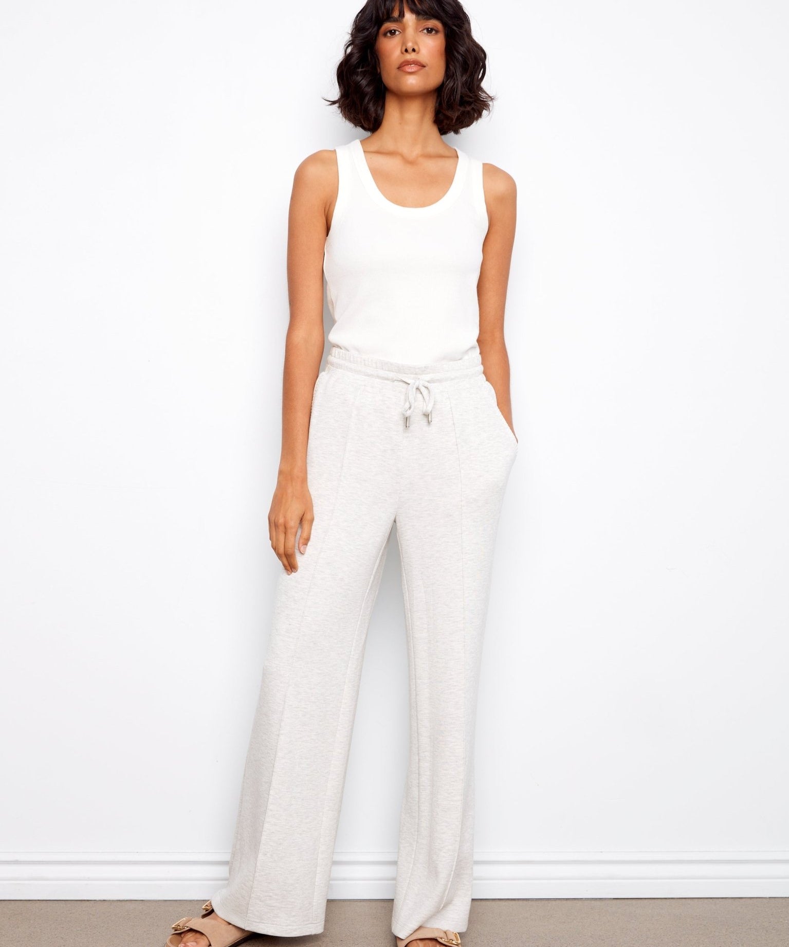 Soft Scuba Wide Leg Jogger Pants - Charlie B - 690178769504 - Sugar River Shoppe - 