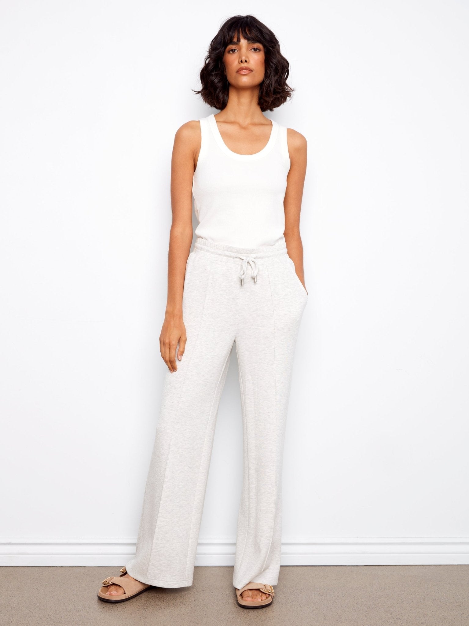 Soft Scuba Wide Leg Jogger Pants - Charlie B - 690178769504 - Sugar River Shoppe - 