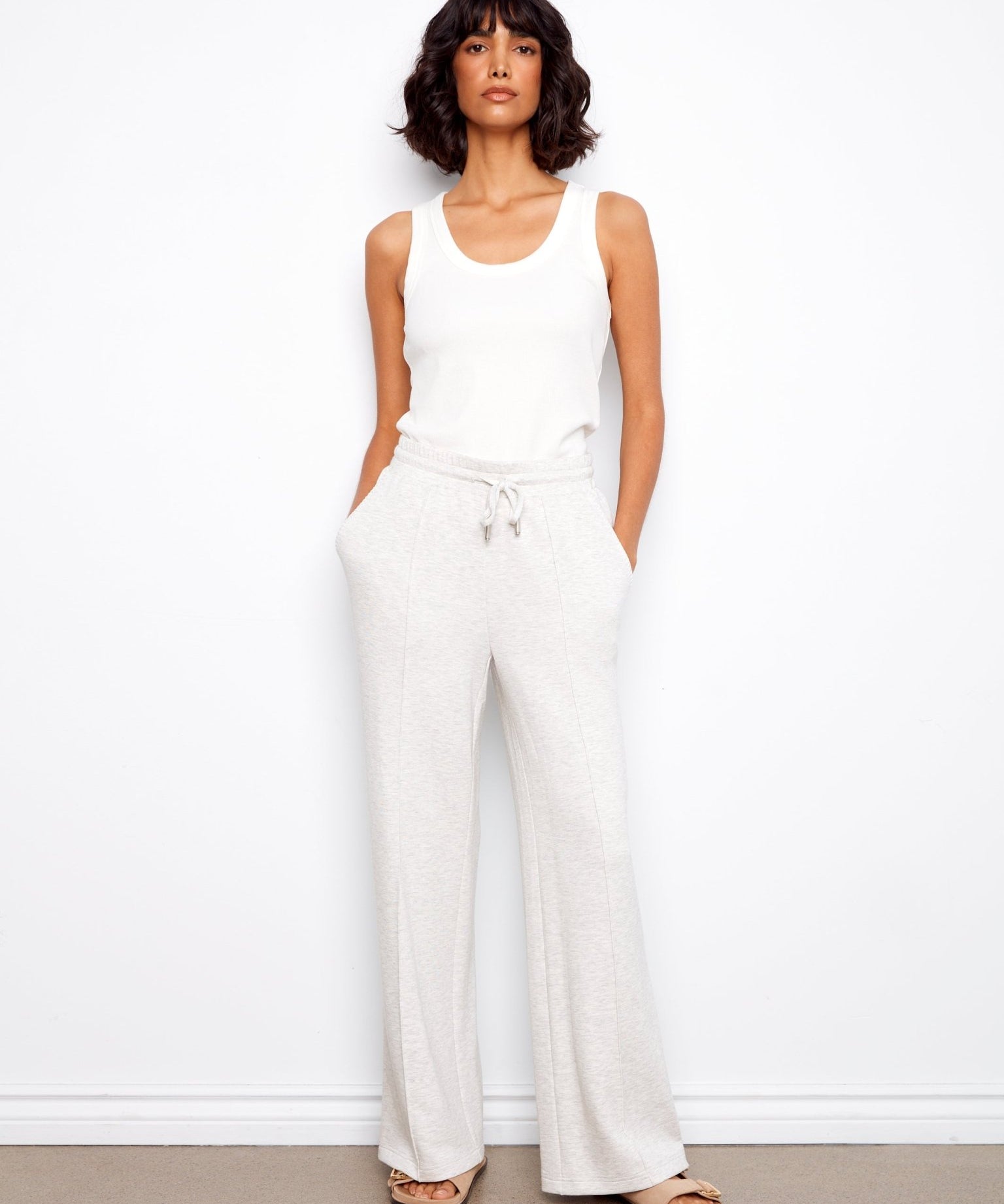 Soft Scuba Wide Leg Jogger Pants - Charlie B - 690178769504 - Sugar River Shoppe - 