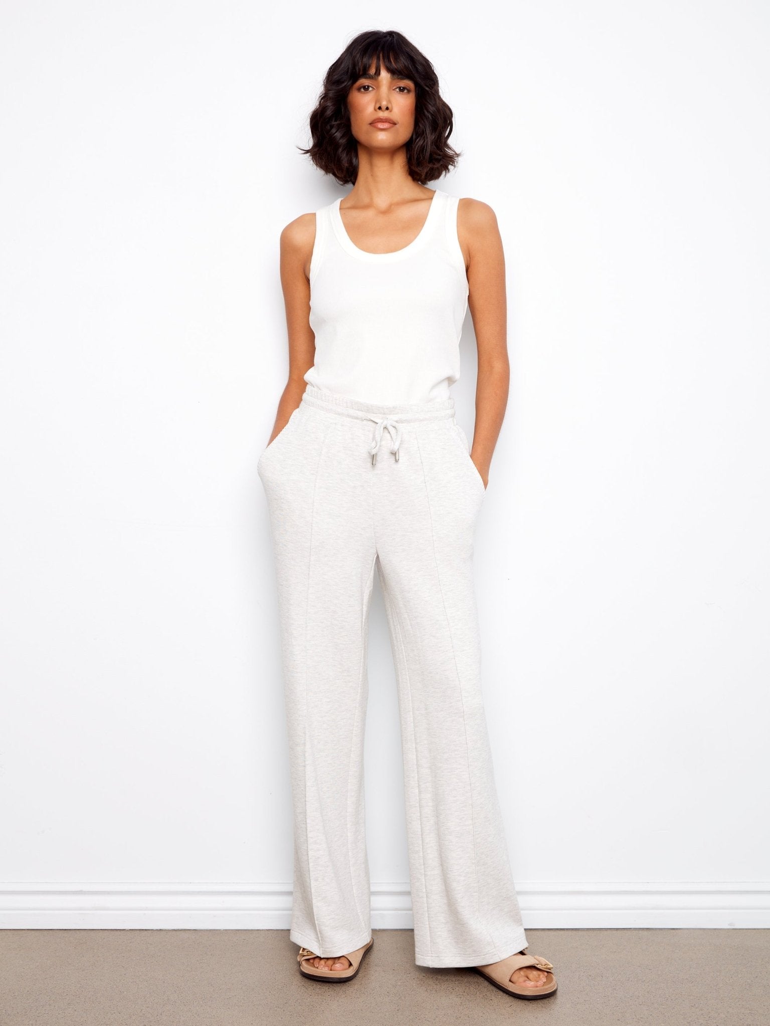 Soft Scuba Wide Leg Jogger Pants - Charlie B - 690178769504 - Sugar River Shoppe - 