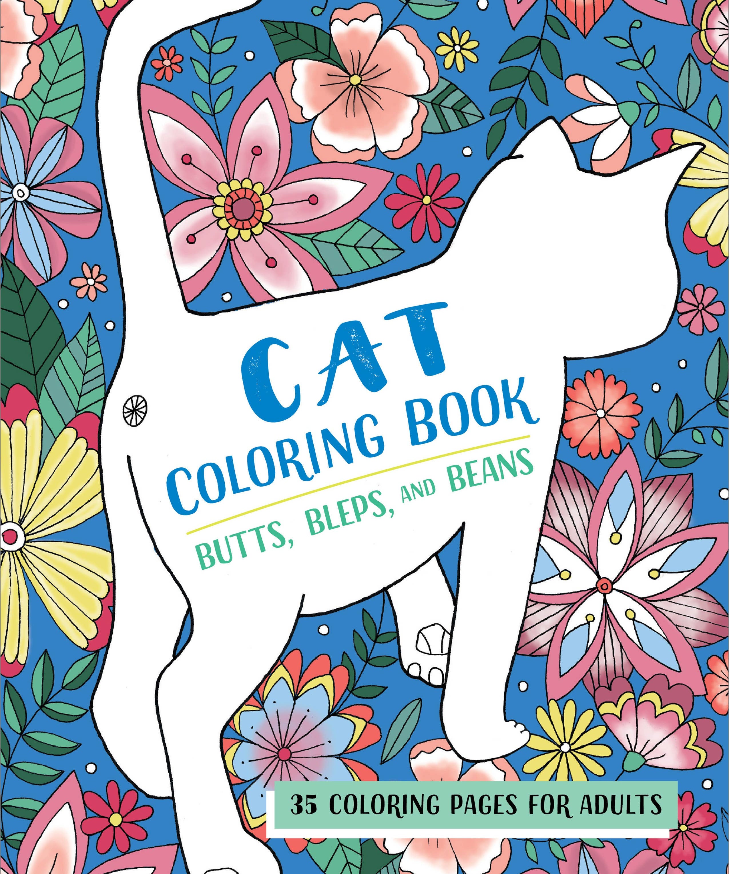 Butts, Bleps, and Beans Cat Coloring Book - Sugar River Shoppe