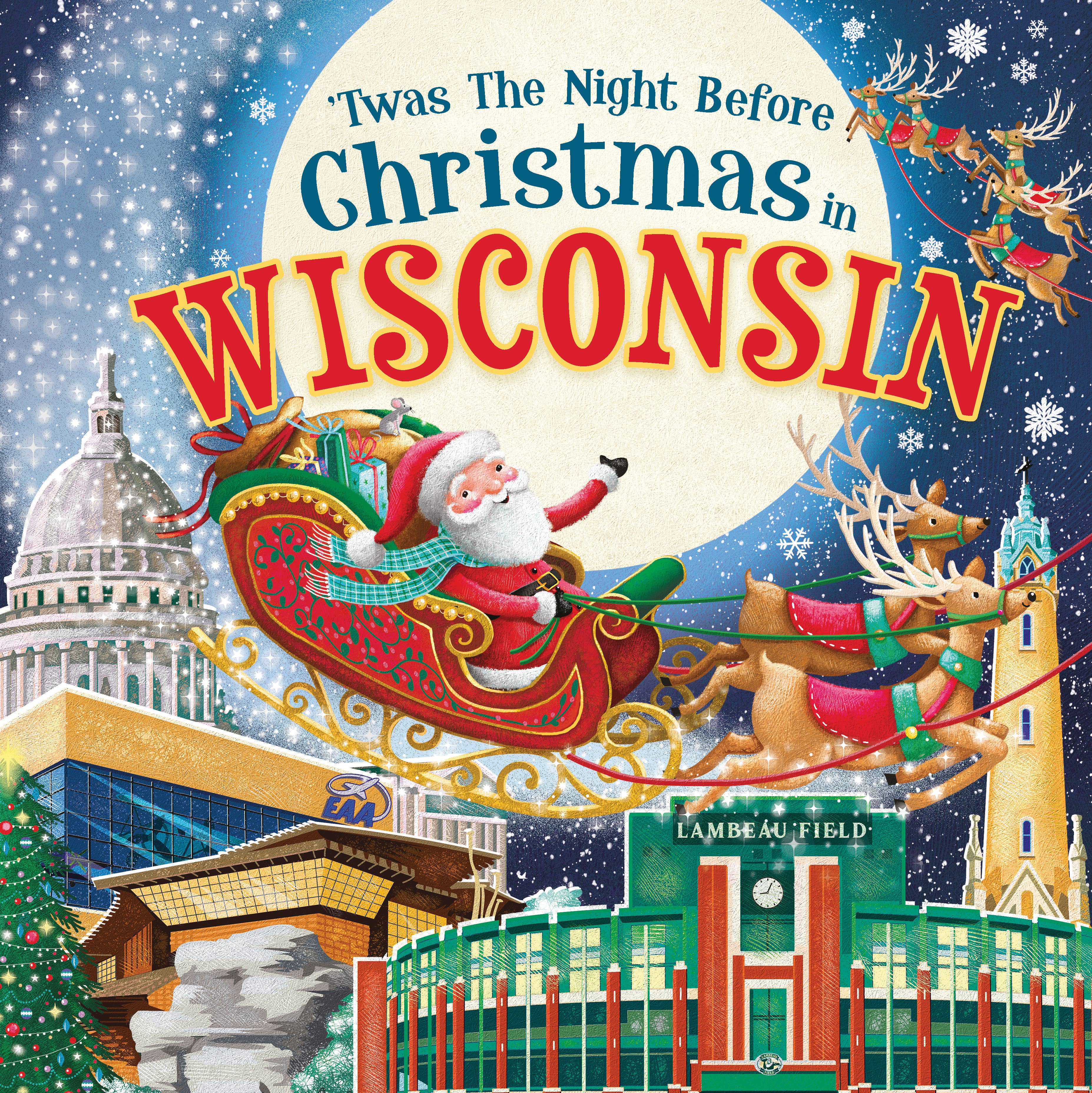 'Twas the Night Before Christmas in Wisconsin (HC) - Sugar River Shoppe