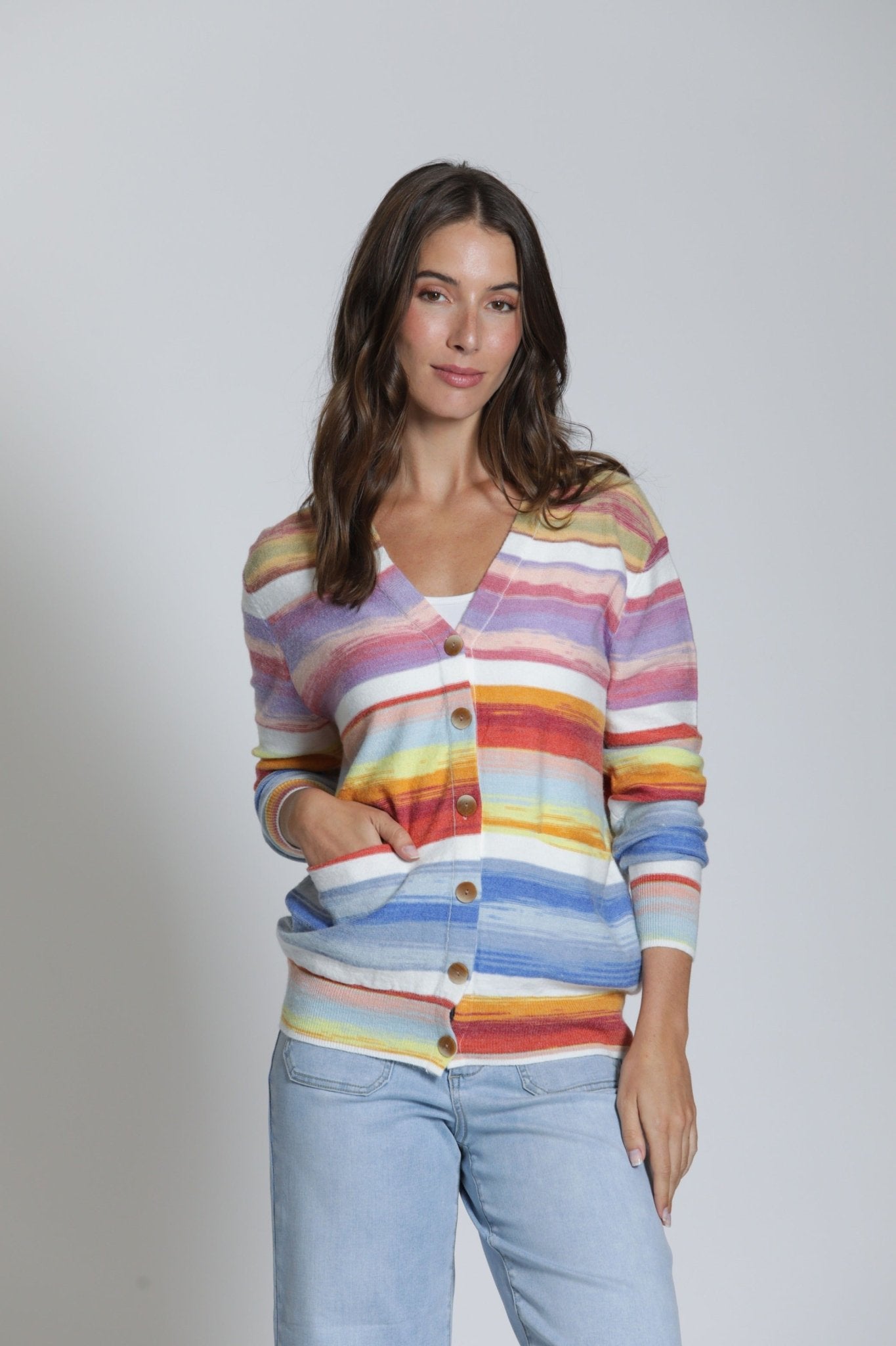 Space Dye Cardigan - APNY - 605258092809 - Sugar River Shoppe - 