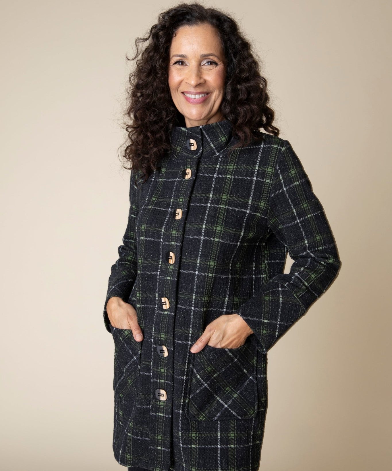 Speckle Knit Plaid Car Coat - Habitat - 194451499367 - Sugar River Shoppe - 
