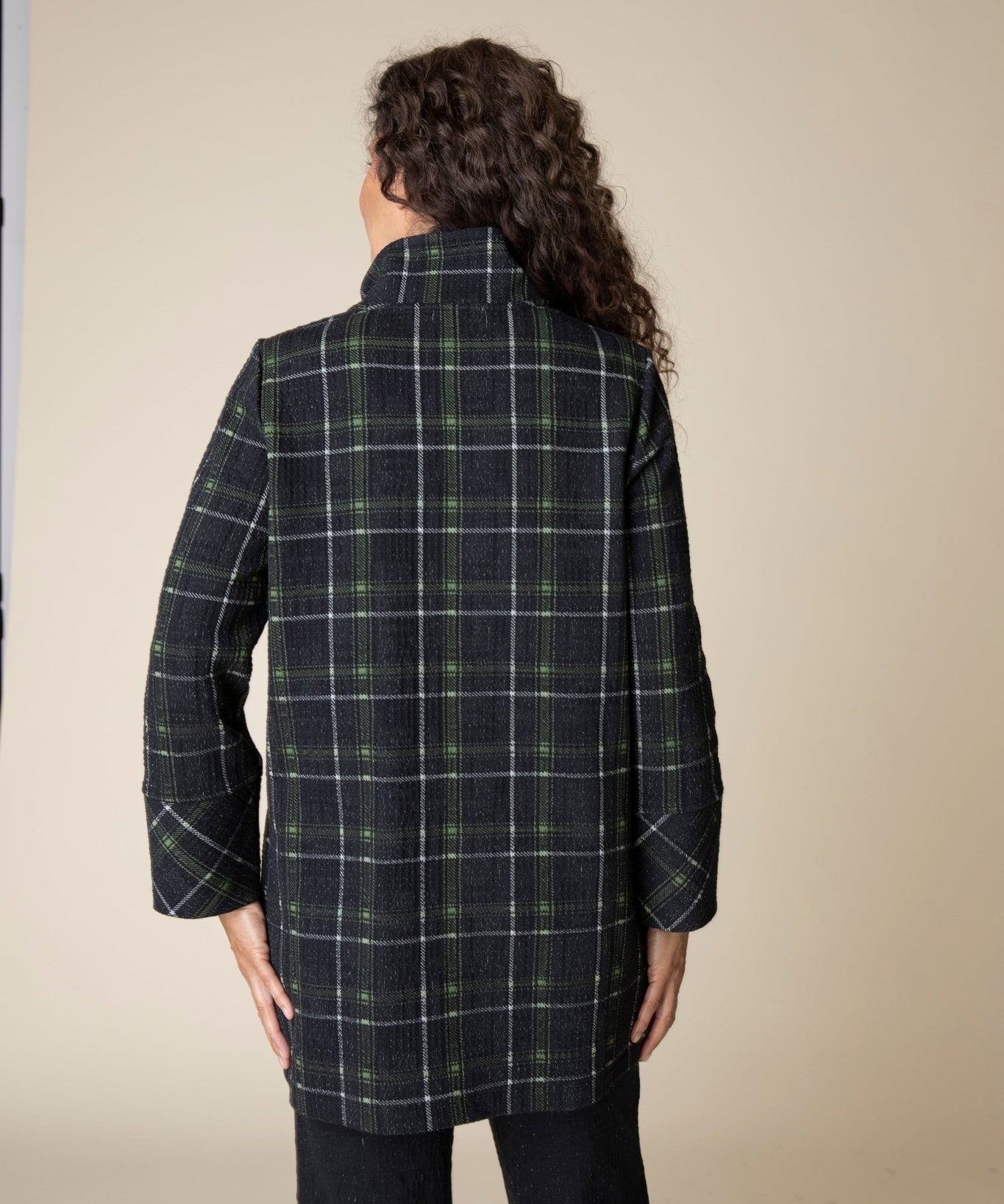 Speckle Knit Plaid Car Coat - Habitat - 194451499367 - Sugar River Shoppe - 