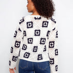 Square Crochet Cardigan - White - Charlie B - 690178746420 - Sugar River Shoppe - 