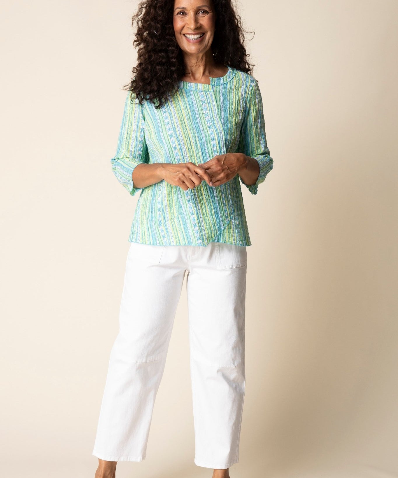 St. Tropez Stripe Top - Habitat - 194451691471 - Sugar River Shoppe - 
