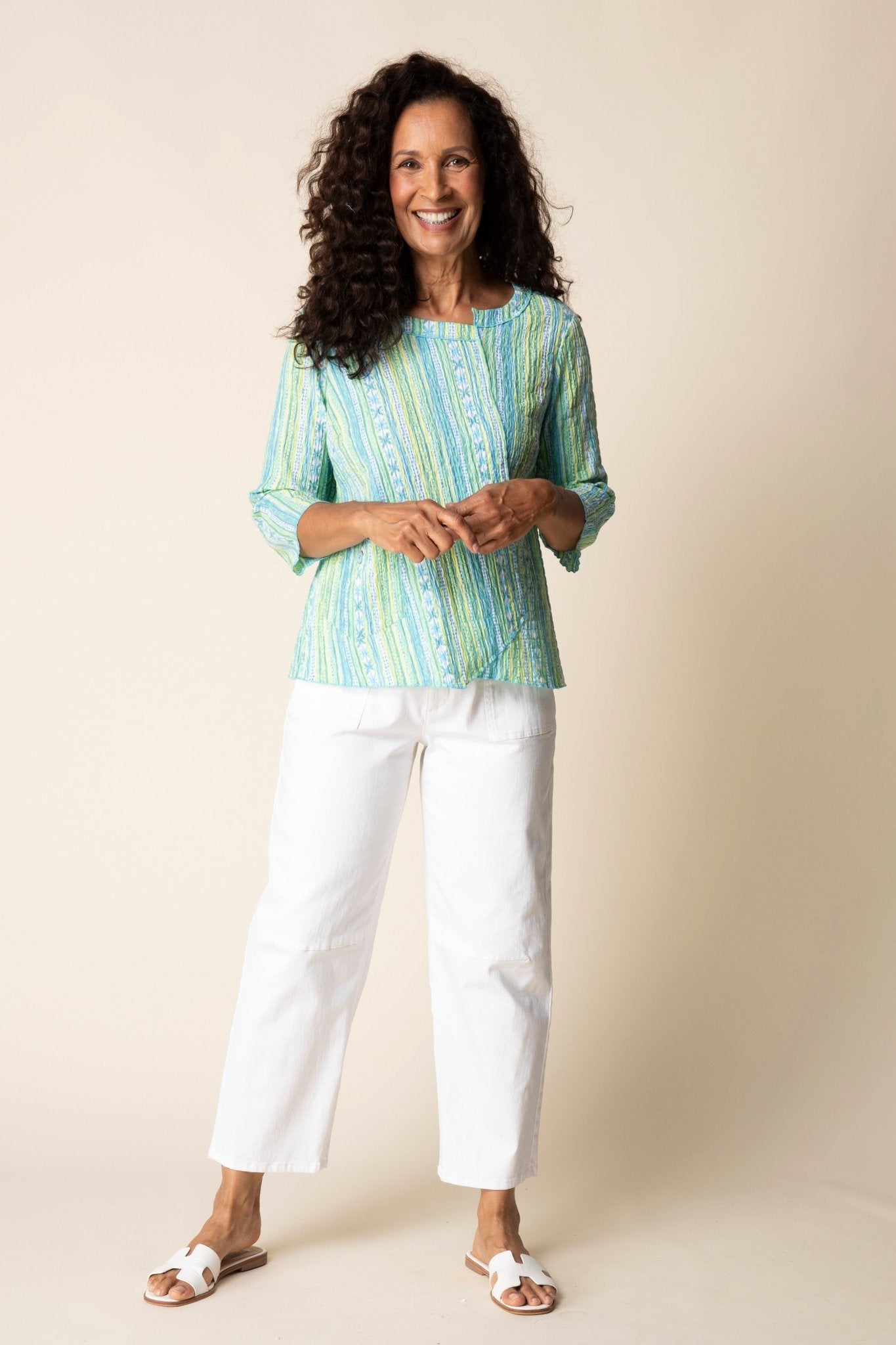 St. Tropez Stripe Top - Habitat - 194451691471 - Sugar River Shoppe - 