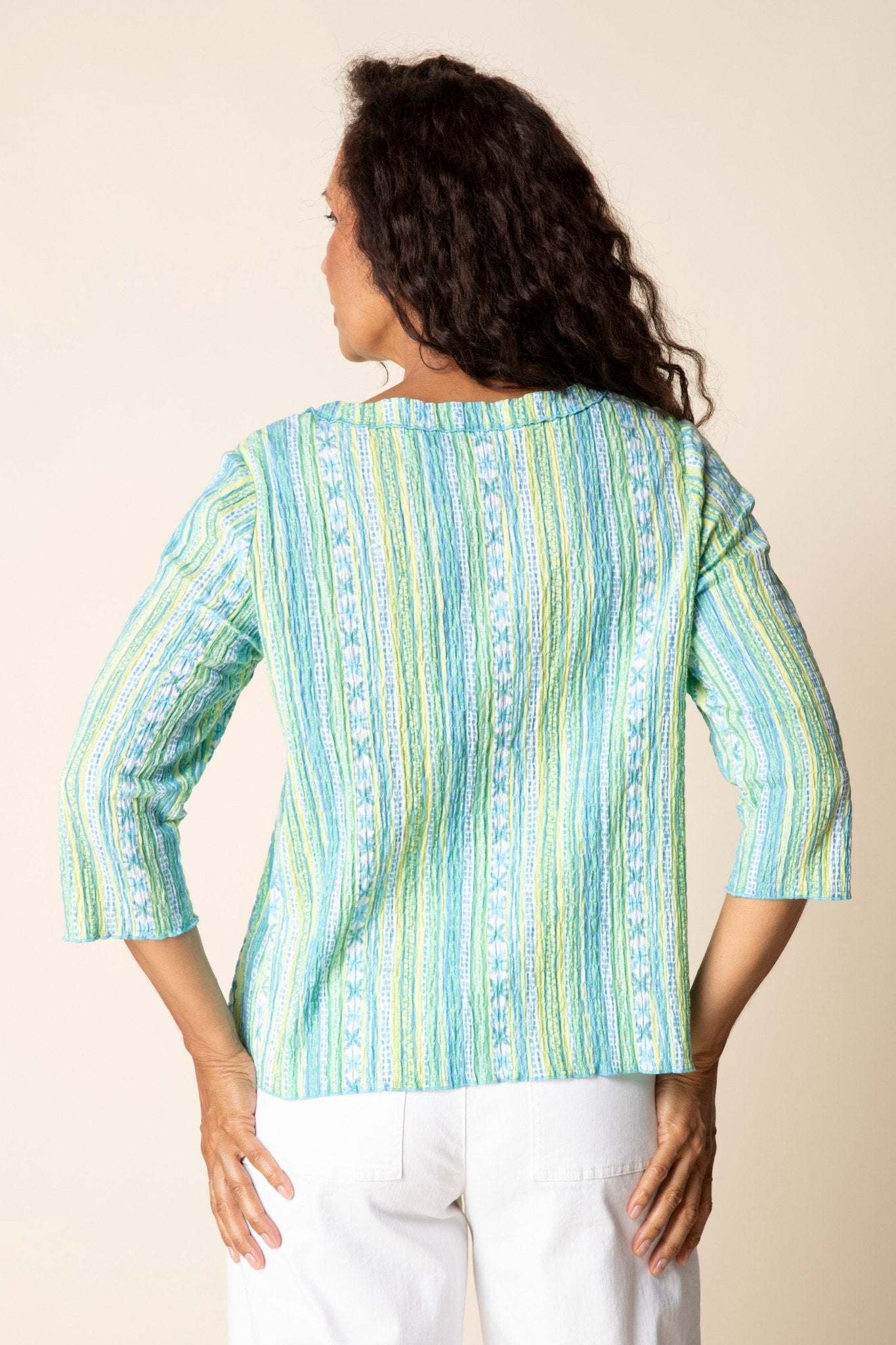 St. Tropez Stripe Top - Habitat - 194451691471 - Sugar River Shoppe - 