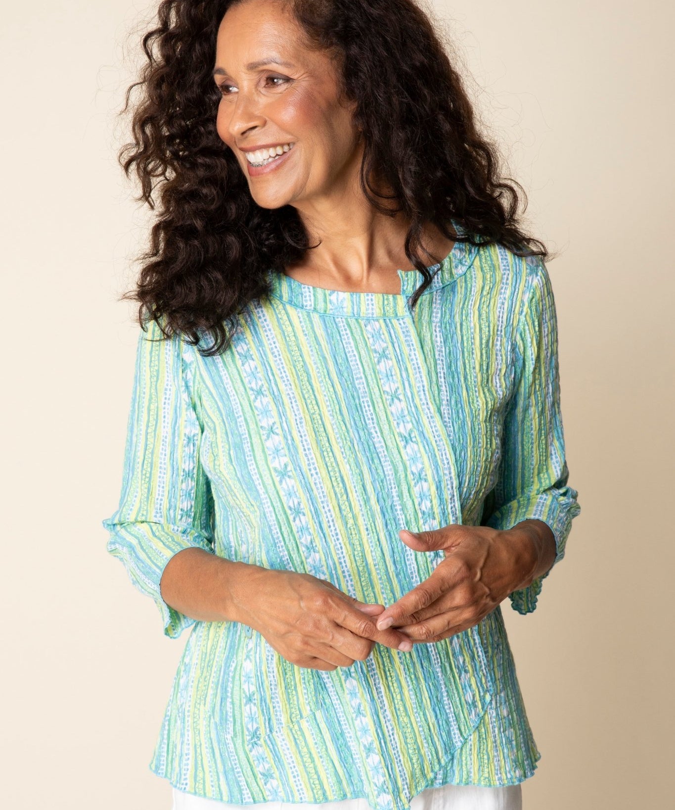 St. Tropez Stripe Top - Habitat - 194451691471 - Sugar River Shoppe - 