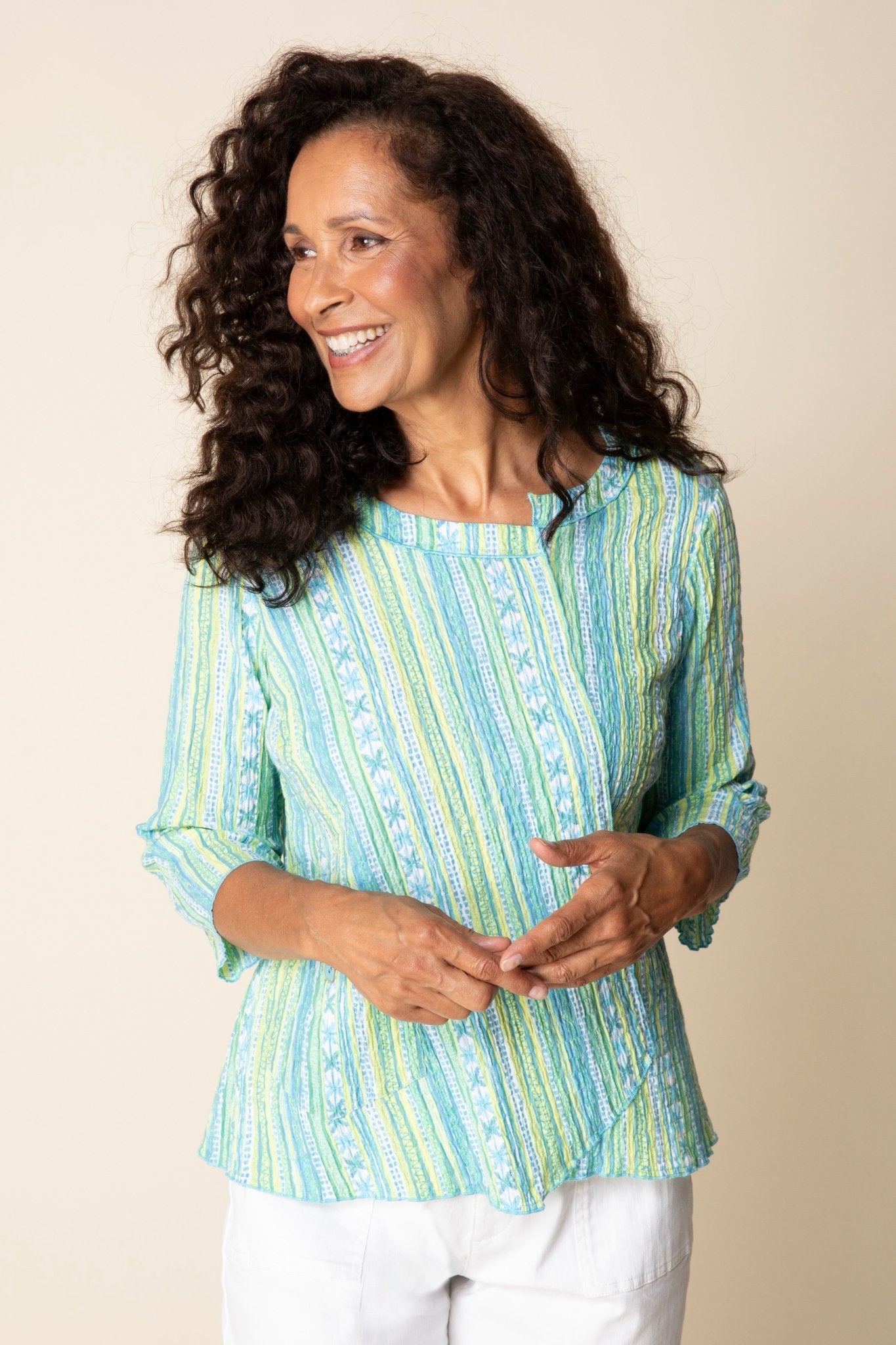 St. Tropez Stripe Top - Habitat - 194451691471 - Sugar River Shoppe - 
