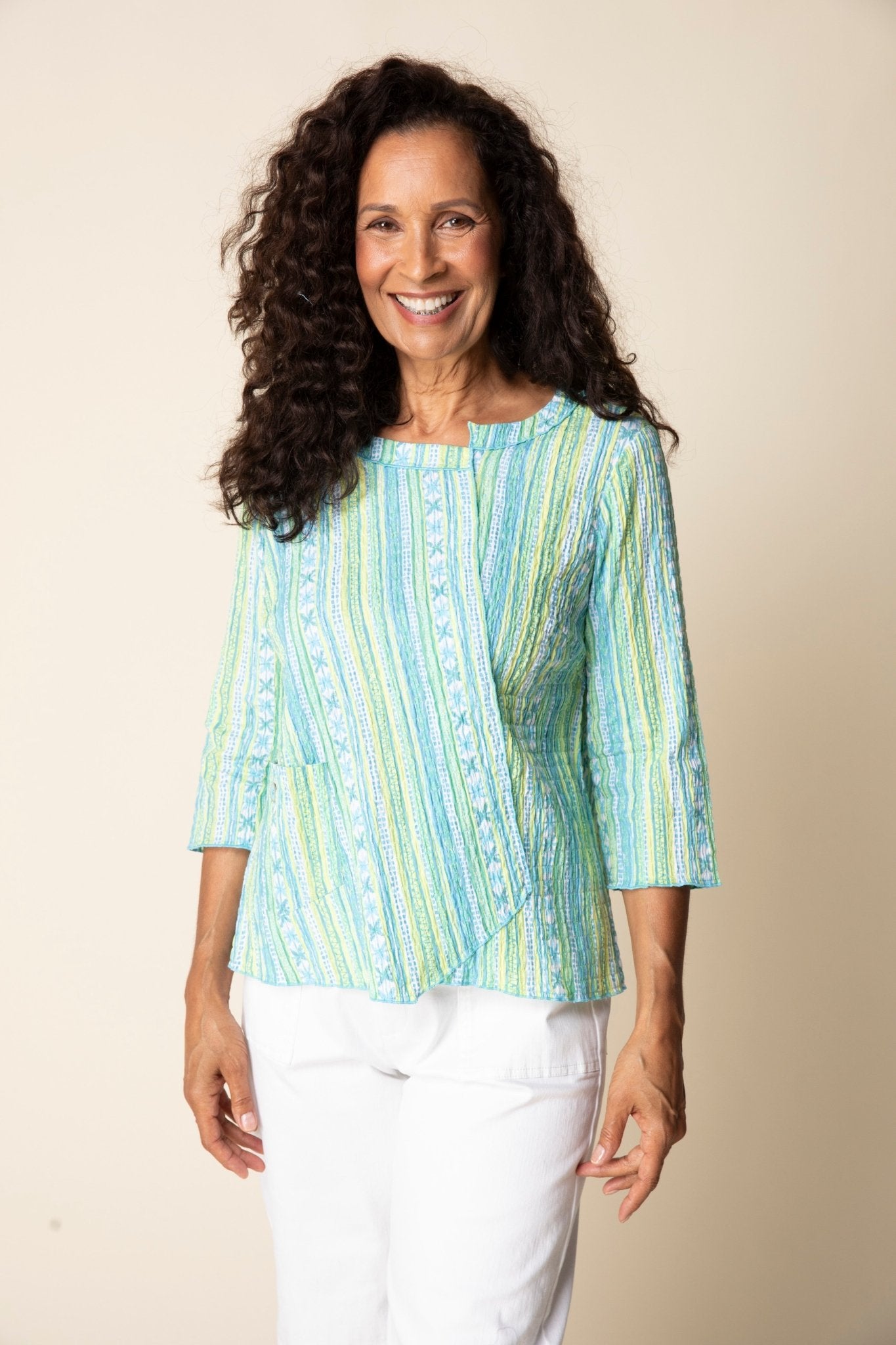 St. Tropez Stripe Top - Habitat - 194451691471 - Sugar River Shoppe - 