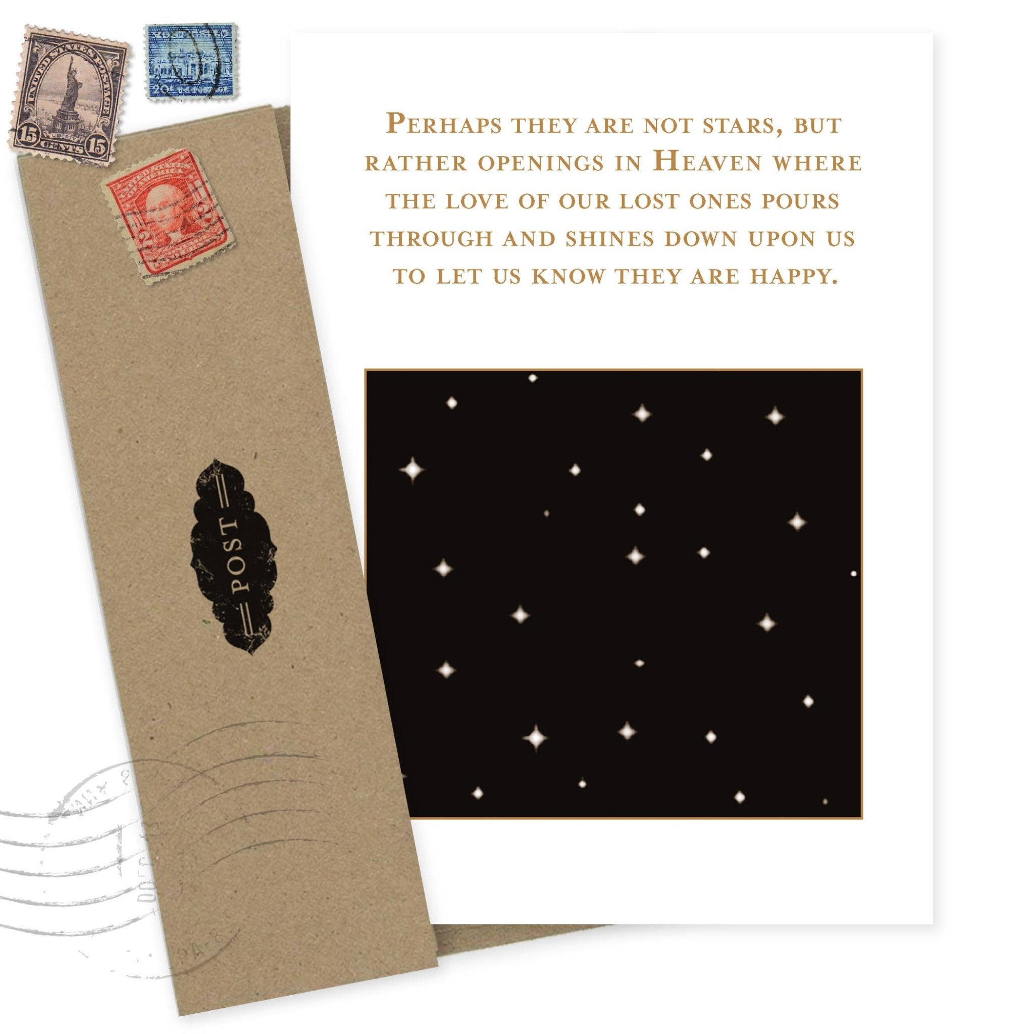 Stars In Heaven Sympathy Card - Shannon Martin Design - 810098920506 - Sugar River Shoppe - 