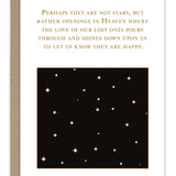 Stars In Heaven Sympathy Card - Shannon Martin Design - 810098920506 - Sugar River Shoppe - 