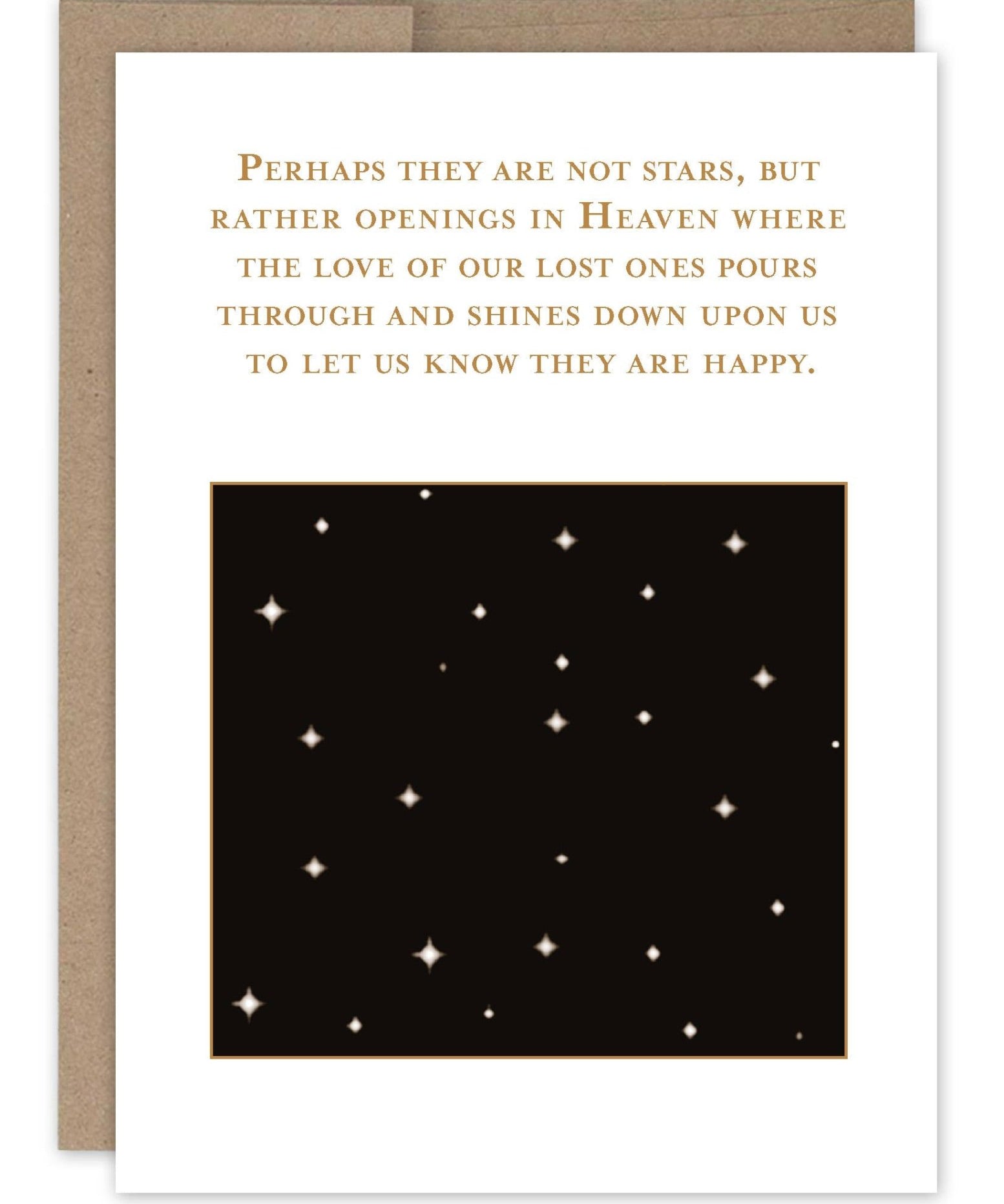 Stars In Heaven Sympathy Card - Shannon Martin Design - 810098920506 - Sugar River Shoppe - 