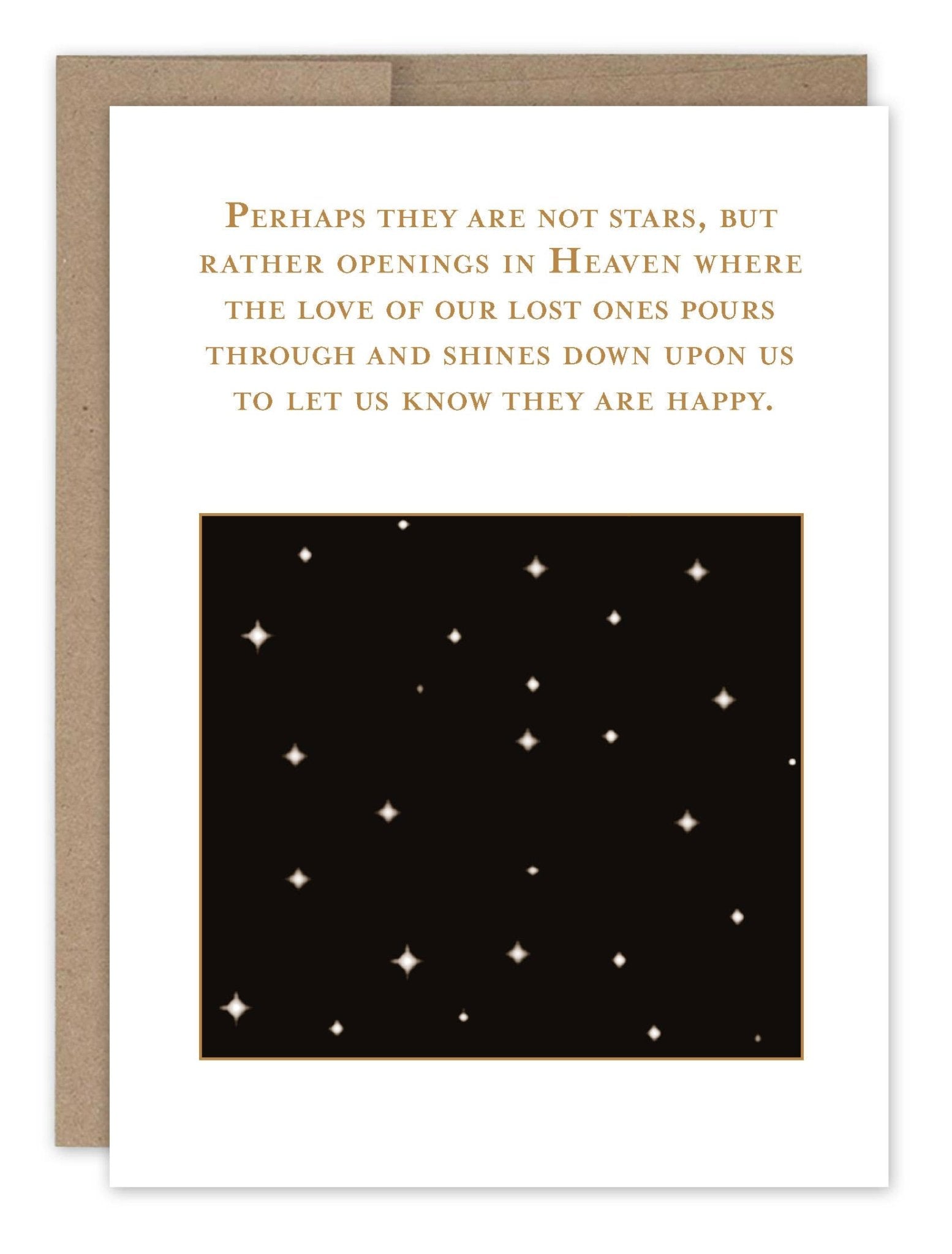 Stars In Heaven Sympathy Card - Shannon Martin Design - 810098920506 - Sugar River Shoppe - 