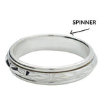 Sterling Silver Spinner Ring - Amberman - 89702440 - Sugar River Shoppe - 