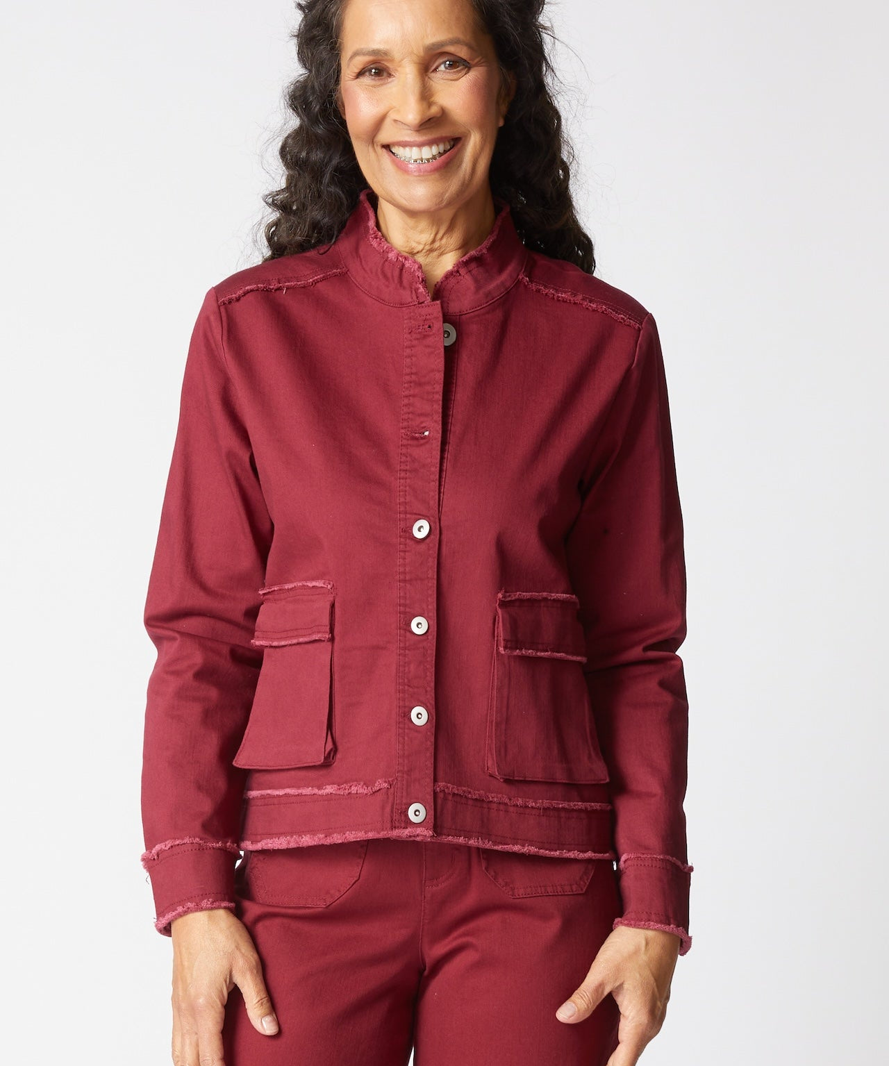 Stretch Denim Cargo Jacket - Habitat - 194451612001 - Sugar River Shoppe - 