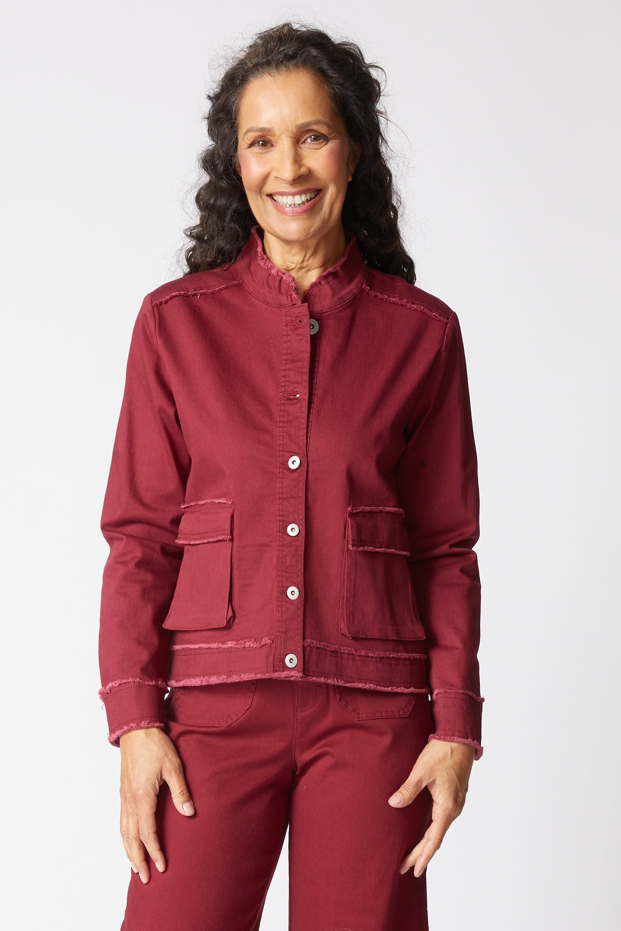 Stretch Denim Cargo Jacket - Habitat - 194451612001 - Sugar River Shoppe - 