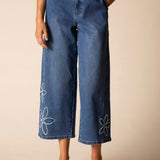 Stretch Denim Tossed Flower Jean - Habitat - 194451675730 - Sugar River Shoppe - 