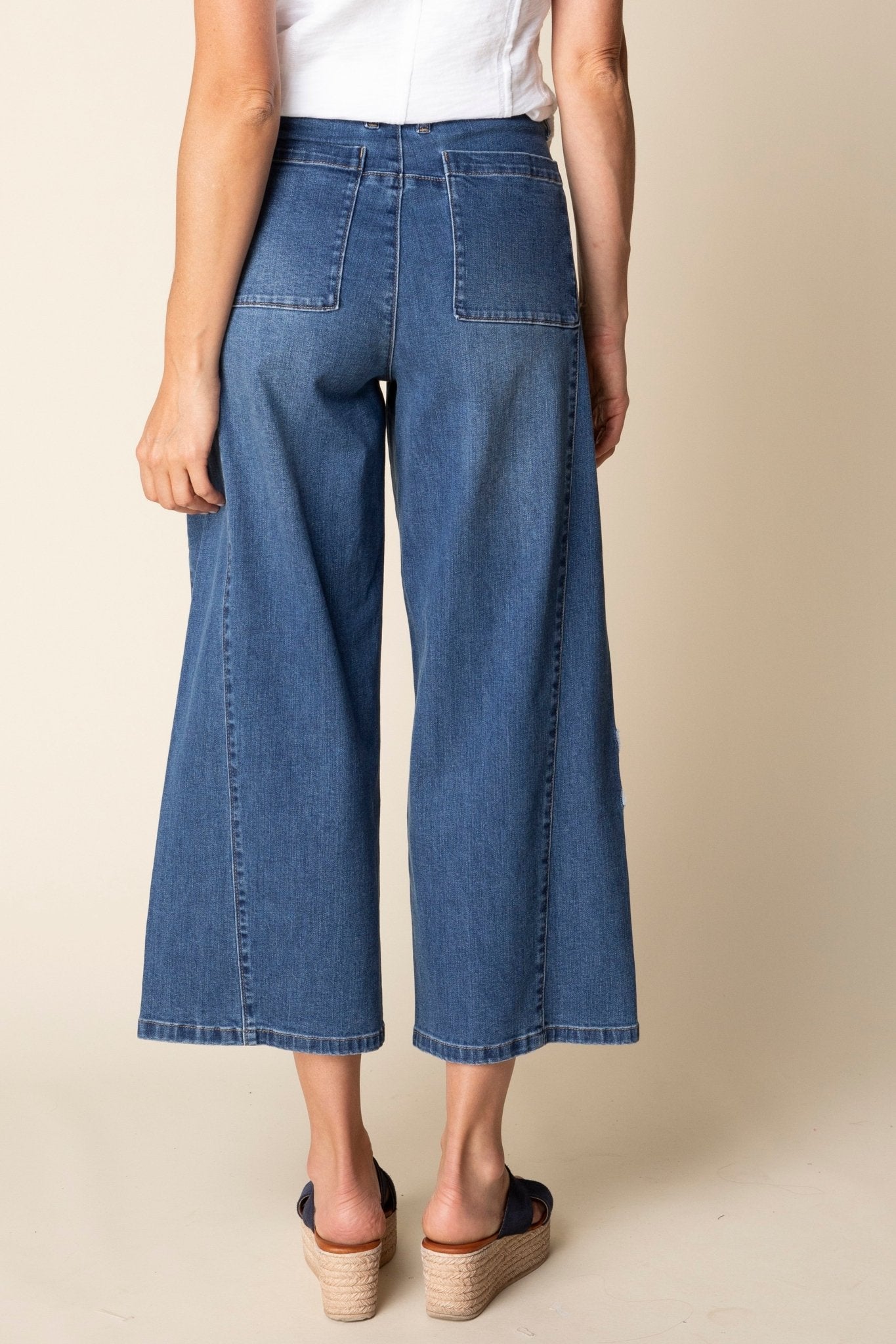 Stretch Denim Tossed Flower Jean - Habitat - 194451675730 - Sugar River Shoppe - 