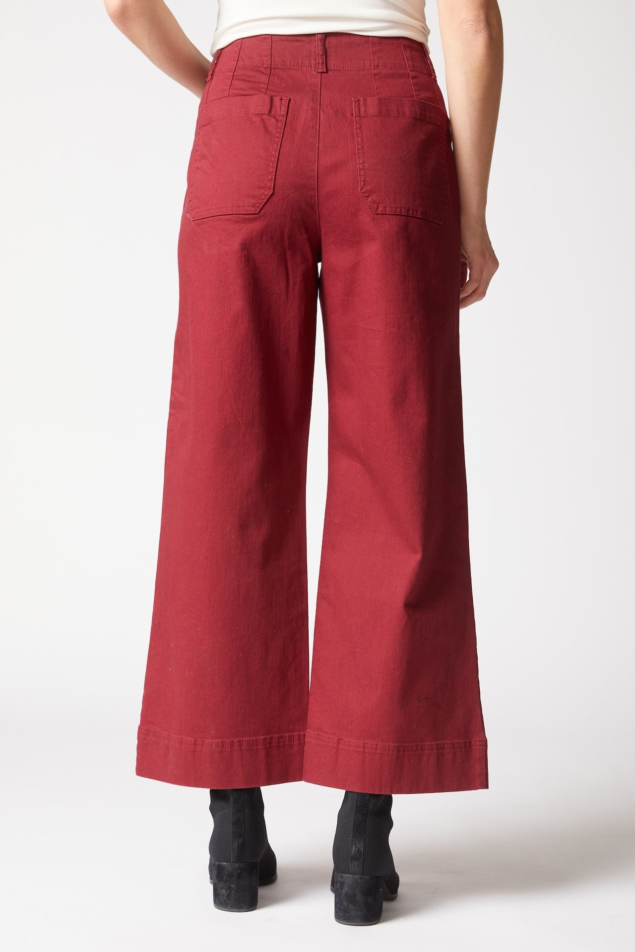 Stretch Denim Wide Leg Ankle Jean - Habitat - 194451612544 - Sugar River Shoppe - 