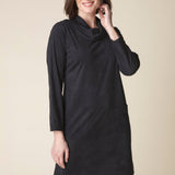 Stretch Faux Suede Easy Pocket Dress - Habitat - 194451487760 - Sugar River Shoppe - 