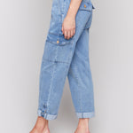Stretch Tencel Cargo Pants - Charlie B - 690178627163 - Sugar River Shoppe - 