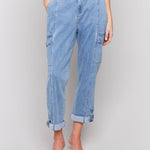 Stretch Tencel Cargo Pants - Charlie B - 690178627163 - Sugar River Shoppe - 