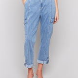 Stretch Tencel Cargo Pants - Charlie B - 690178627163 - Sugar River Shoppe - 