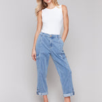 Stretch Tencel Cargo Pants - Charlie B - 690178627163 - Sugar River Shoppe - 