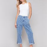 Stretch Tencel Cargo Pants - Charlie B - 690178627163 - Sugar River Shoppe - 