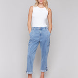 Stretch Tencel Cargo Pants - Charlie B - 690178627163 - Sugar River Shoppe - 