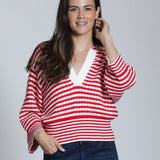 Strip Knit Sweater - APNY - 605258413536 - Sugar River Shoppe - 