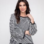 Striped Fringe Swing Pullover - Habitat - 194451470816 - Sugar River Shoppe - 