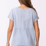 Sunkissed Cotton Gauze V - Neck - Habitat - 194451653240 - Sugar River Shoppe - 