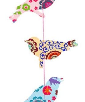 Suzani Print - Flock Of Birds - Paper Garland - Moksha - 19489832 - Sugar River Shoppe - 