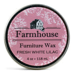 All Natural Furniture Wax: Fresh White Lilac - Sugar River Shoppe