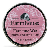All Natural Furniture Wax: Fresh White Lilac - Sugar River Shoppe