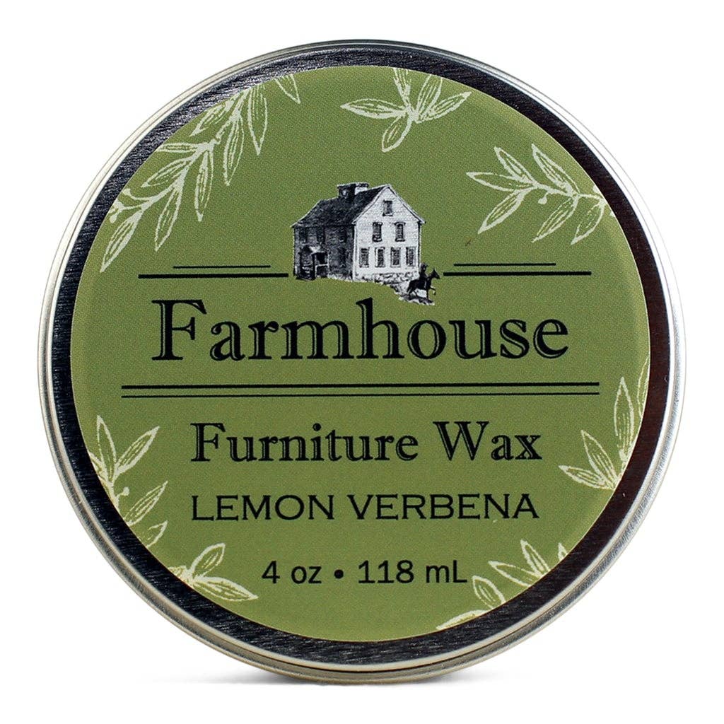 All Natural Furniture Wax: Lemon Verbena - Sugar River Shoppe
