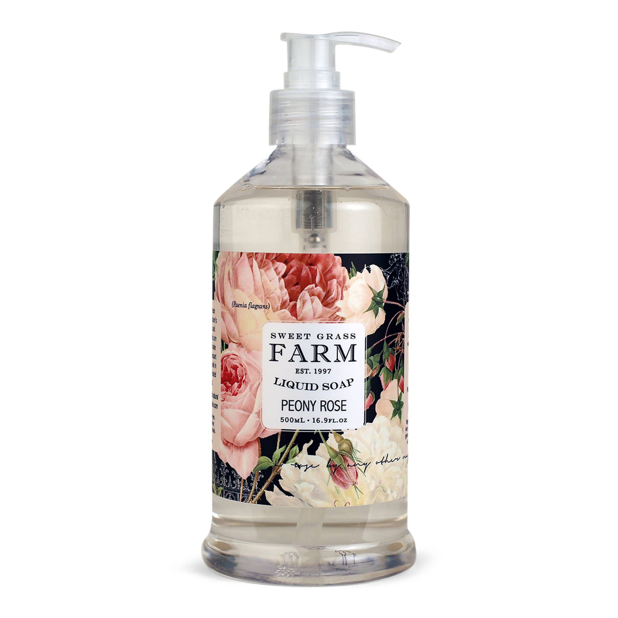 Liquid Soap with Wildflower Extracts: Peony Rose - Sugar River Shoppe