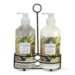 Meadow Body Lotion & Liquid Soap Caddy Set: Coconut Lime - Sugar River Shoppe