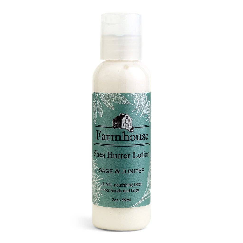 Mini Hand Lotion with Shea Butter: Sage & Juniper - Sugar River Shoppe